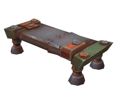 Rusting Bolted Bench