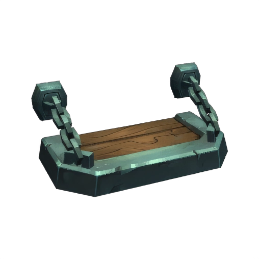 Earthen Chain Wall Shelf