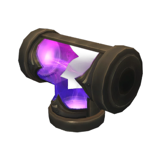 Exposed Intersecting Ethereal Pipe Segment