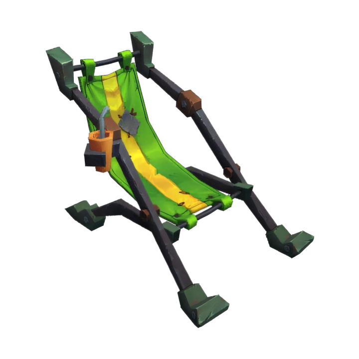 Relaxing Goblin Beach Chair with Cup Gripper